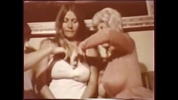 Play Horny babes lick and suck each other's big nice tits