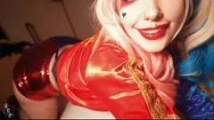 play Venganza de Harley Quinn: el coño rosa de Rachel Luxe destrozado por Gibby the Clown